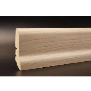 Плинтус шпонированный Tecnorivest Дуб снег 22х60х2500 мм (пог. м)
