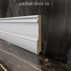 Плинтус Evrowood Белый PN 141 16х130х2000 мм (пог. м)