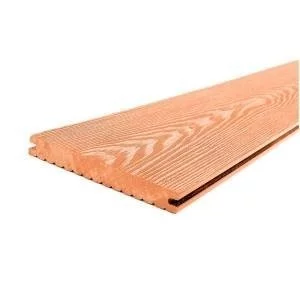Террасная доска ДПК Holzhof Solid полнотелая 18х150х4000 мм Кедр