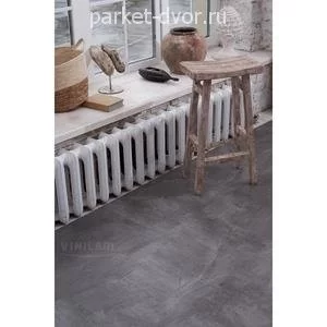 Кварцвиниловая плитка ПВХ Vinilam Ceramo XXL 2,5 мм 61602 Серый Бетон