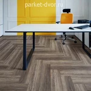 Ламинат SPC Floor Factor Herringbone 17 Brushed Smoke Oak