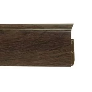Плинтус пластиковый Royce 312 Дуб Фаворит 22х80 мм (пог. м)