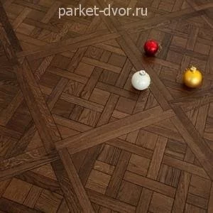 Инженерный модульный паркет Kochanelli Версаль Дуб Тёмный 600х600х15 мм