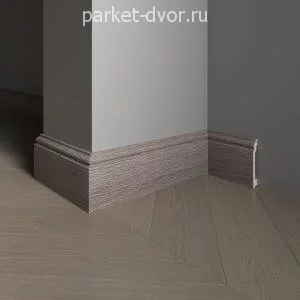 Плинтус Decor Dizayn 701-80SH 16х100х2400 мм (пог. м)